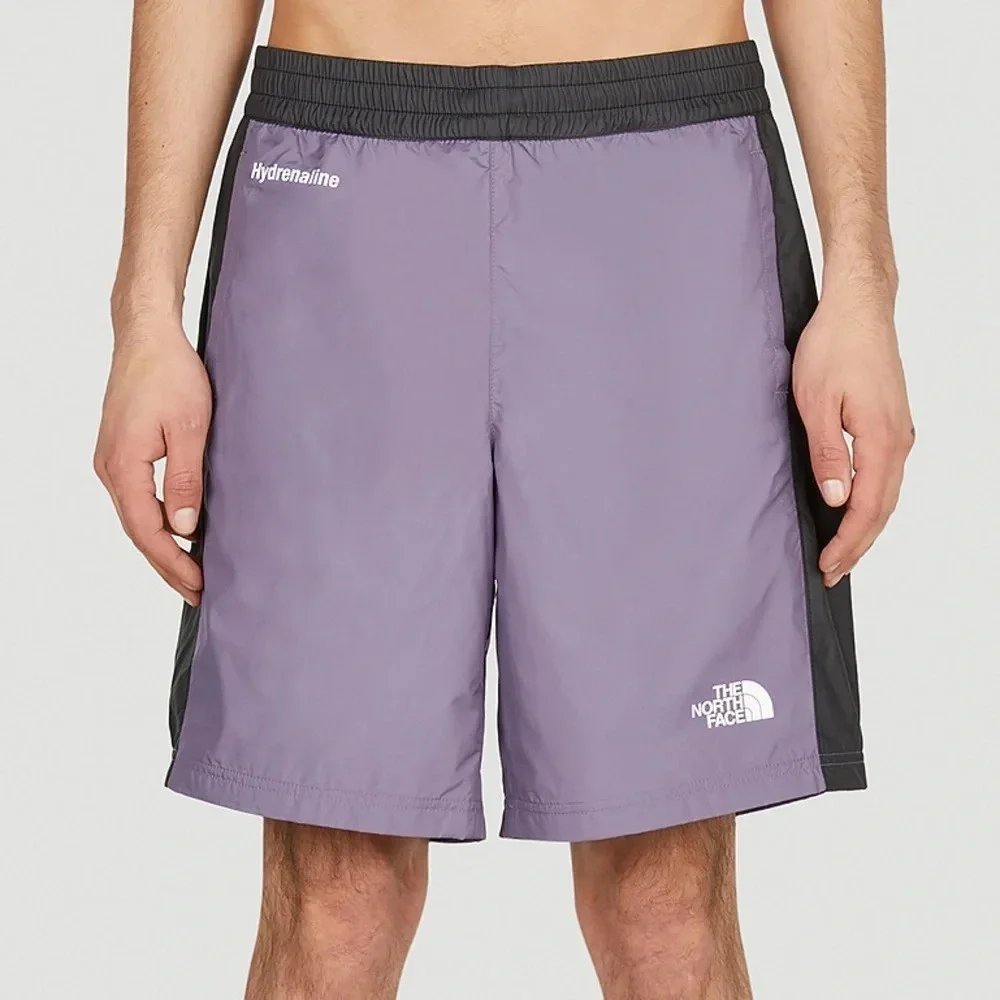 NEW The North Face‎ Men's Hydrenaline Shorts Windwall Pull On Purple Black XXL